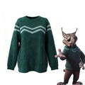 Zootopia pawbert cosplay cosplay costume green sweater