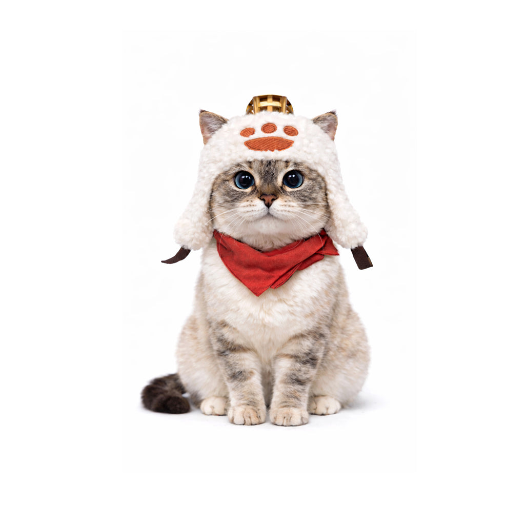 Monster Hunter Palico Cosplay Pet Costume Felyne Cosplay Pilot hat