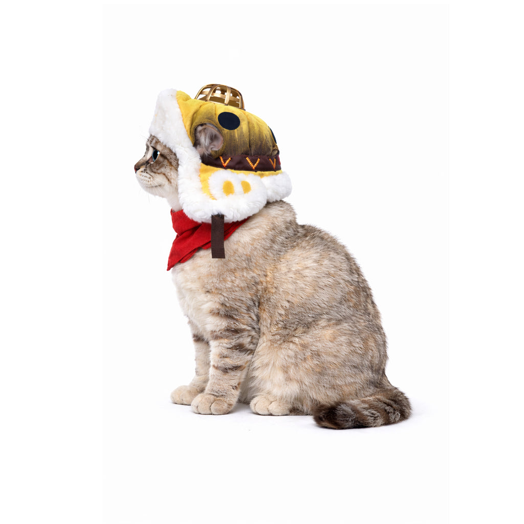 Monster Hunter Palico Cosplay Pet Costume Felyne Cosplay Pilot hat