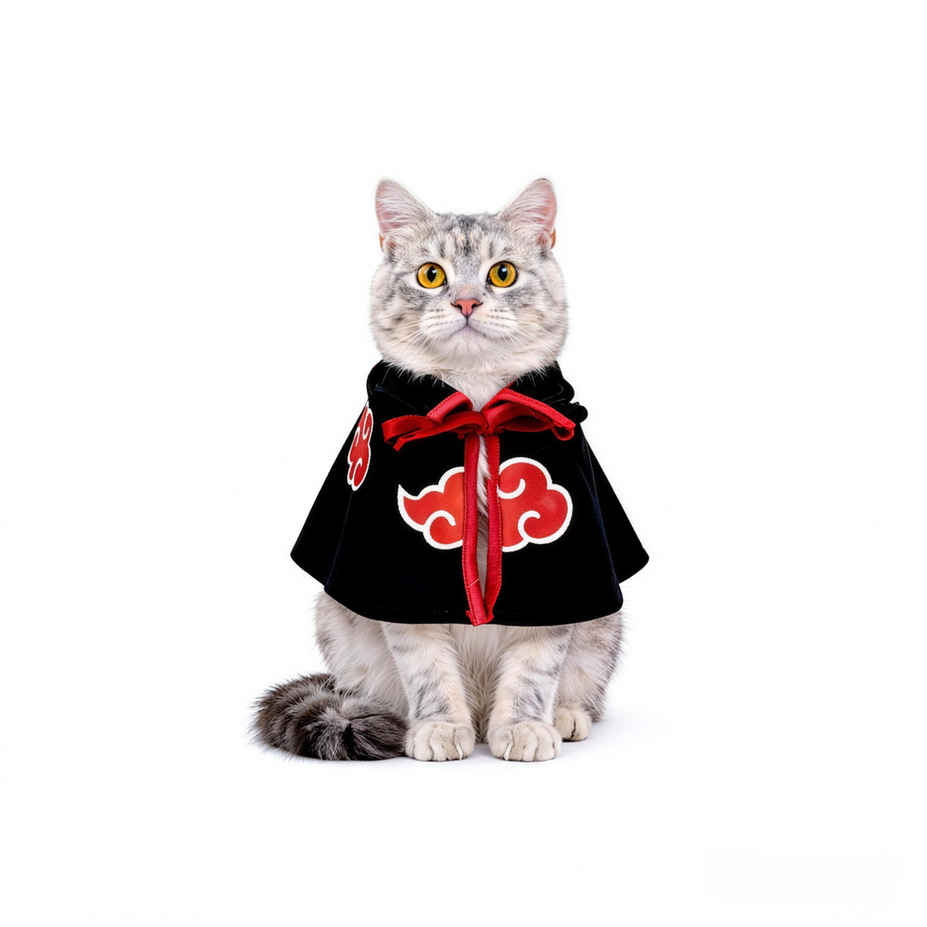 Naruto Akatsuki Cloak pet cosplay costume