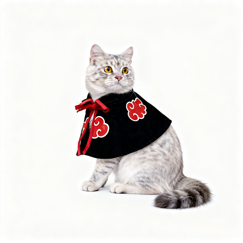 Naruto Akatsuki Cloak pet cosplay costume