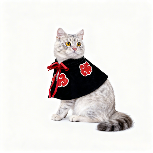 Naruto Akatsuki Cloak pet cosplay costume